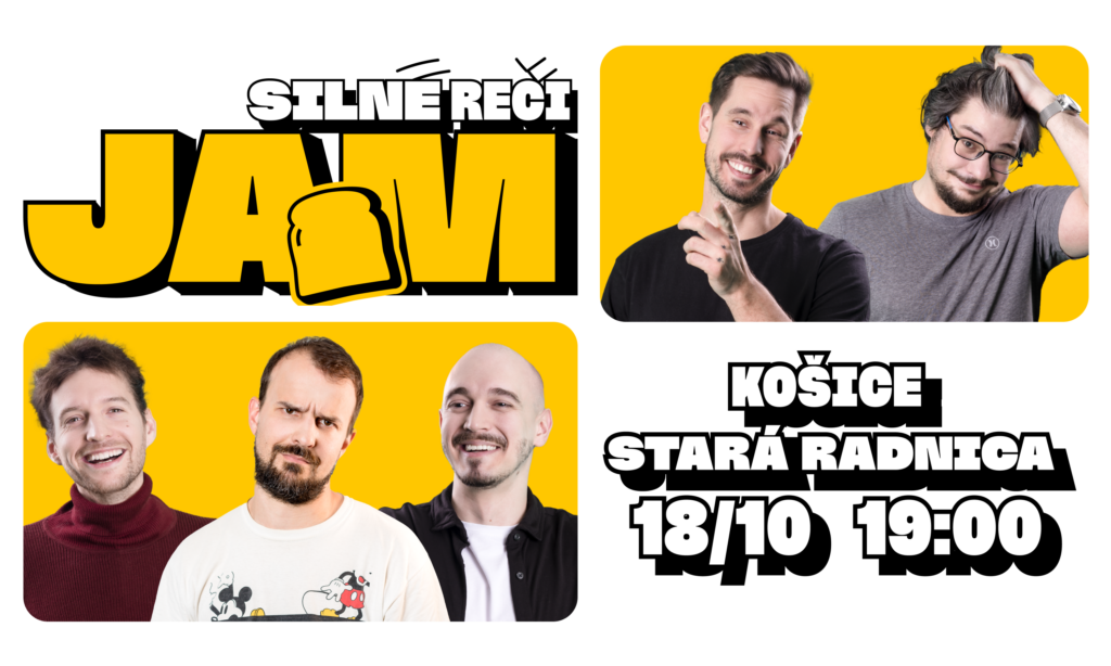 Silné reči JAM - IMPROVIZAČNÁ show v Košiciach