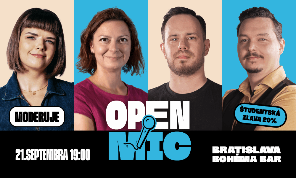 Open mic v Bohéme