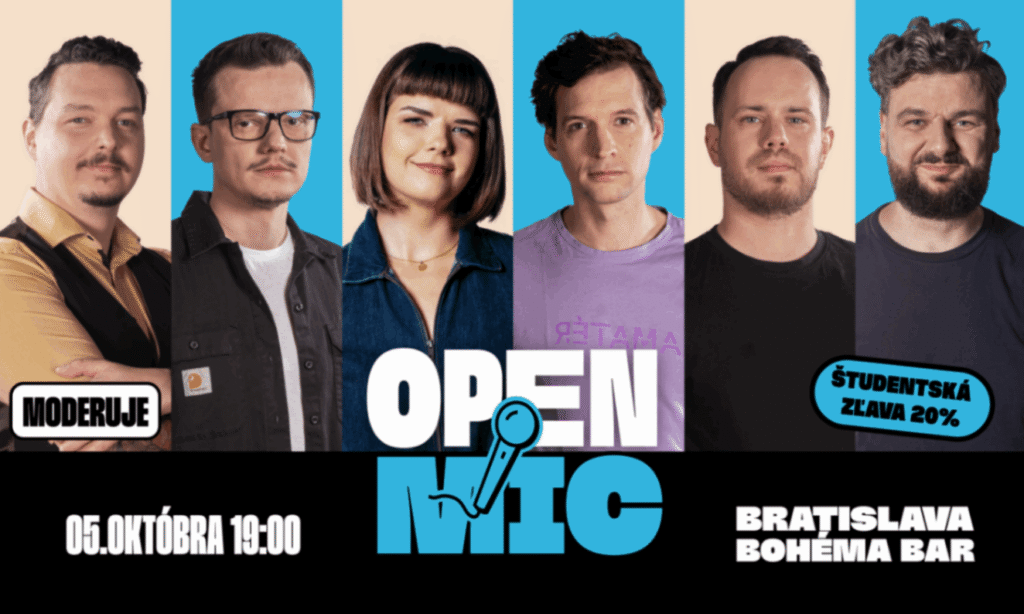 Open mic v Bohéme