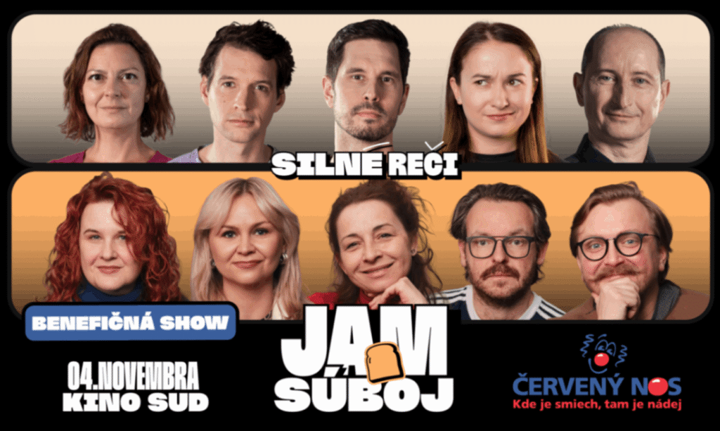 Benefičný Jam súboj - Silné reči vs. Červené nosy